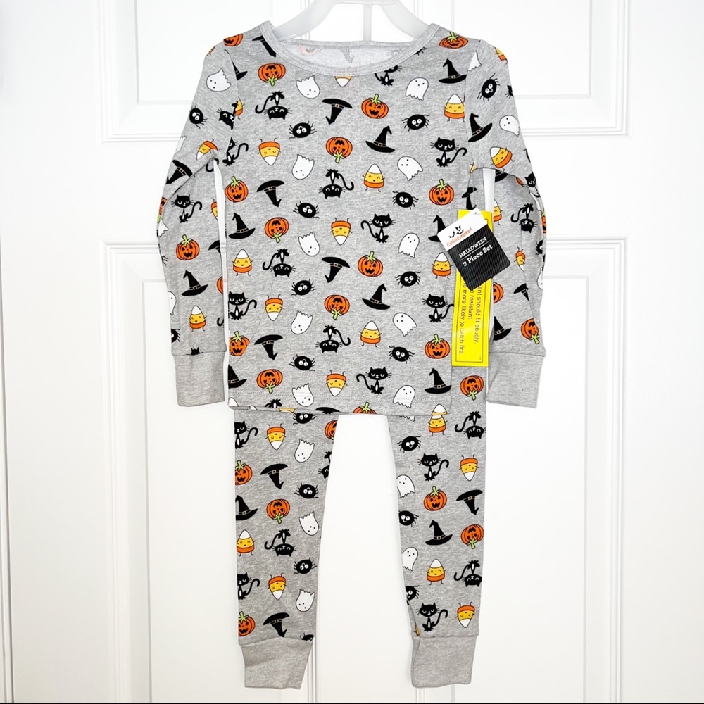 Halloween Girls 2 Piece Pajamas Set